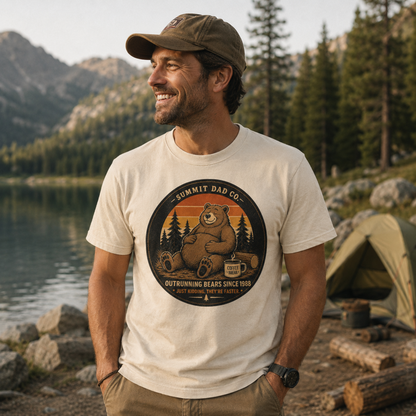 🐻 Unbearable Without Coffee – Vintage Bear Comfort Colors Tee