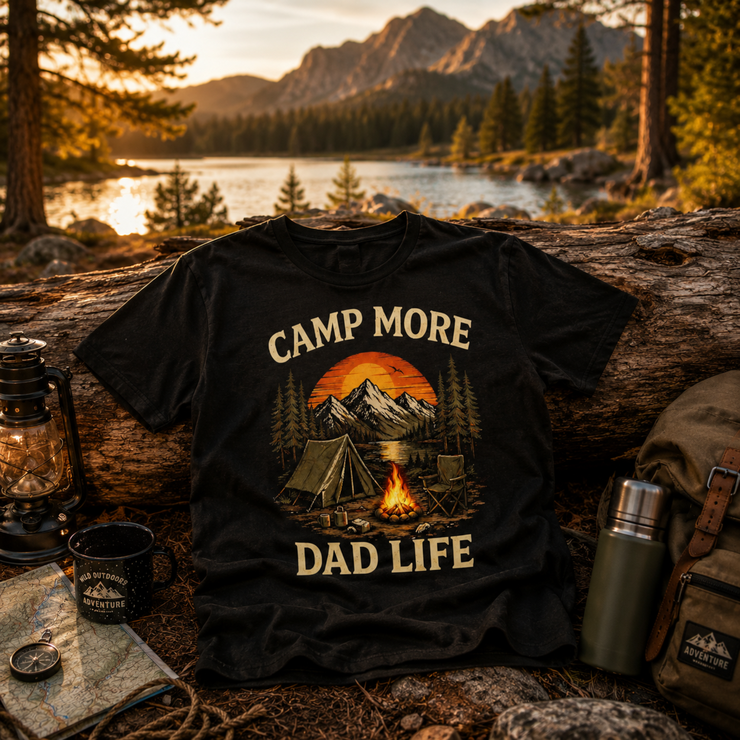 Camping Dad-Built from Adventures