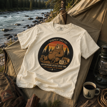 🐻 Unbearable Without Coffee – Vintage Bear Comfort Colors Tee