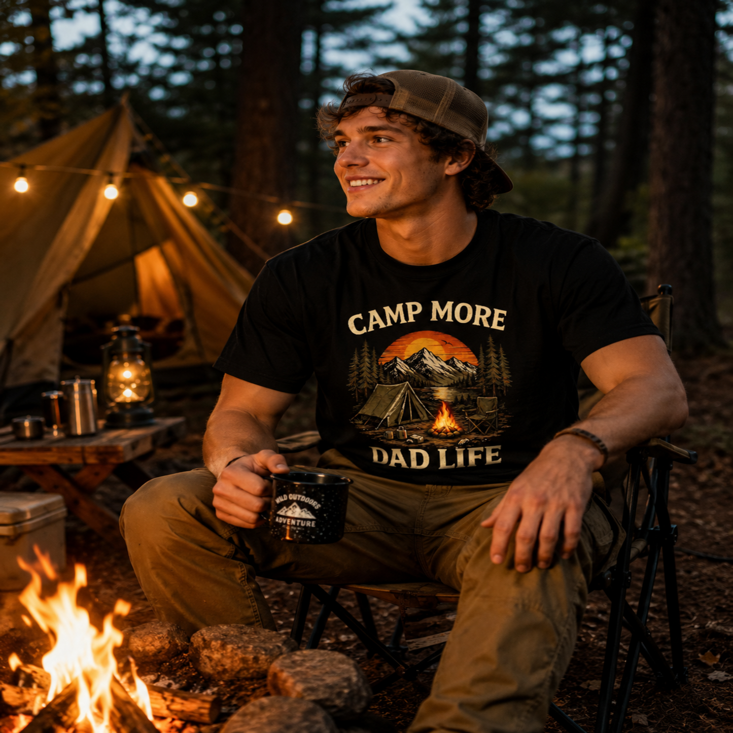 Camping Dad-Built from Adventures