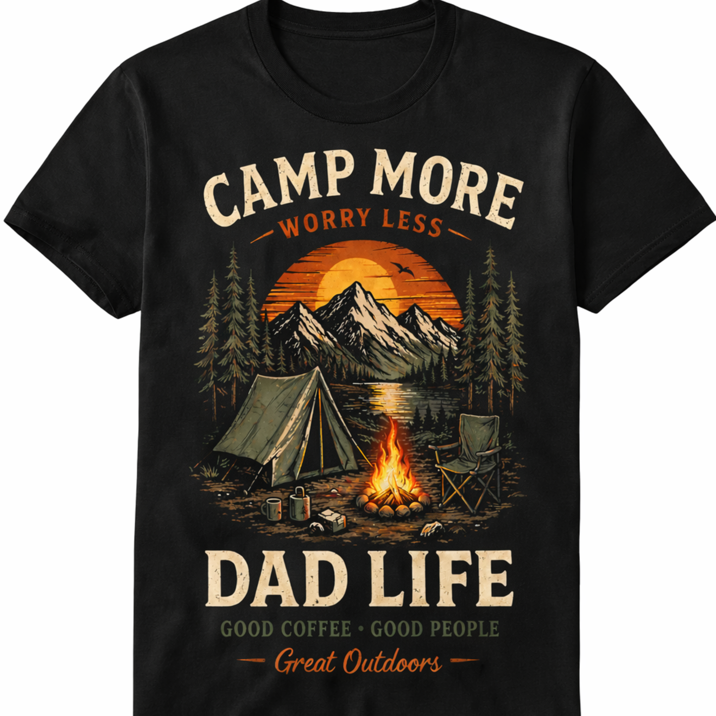 Camping Dad-Built from Adventures