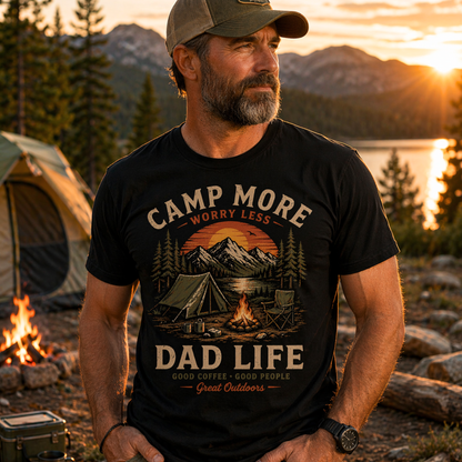Camping Dad-Built from Adventures