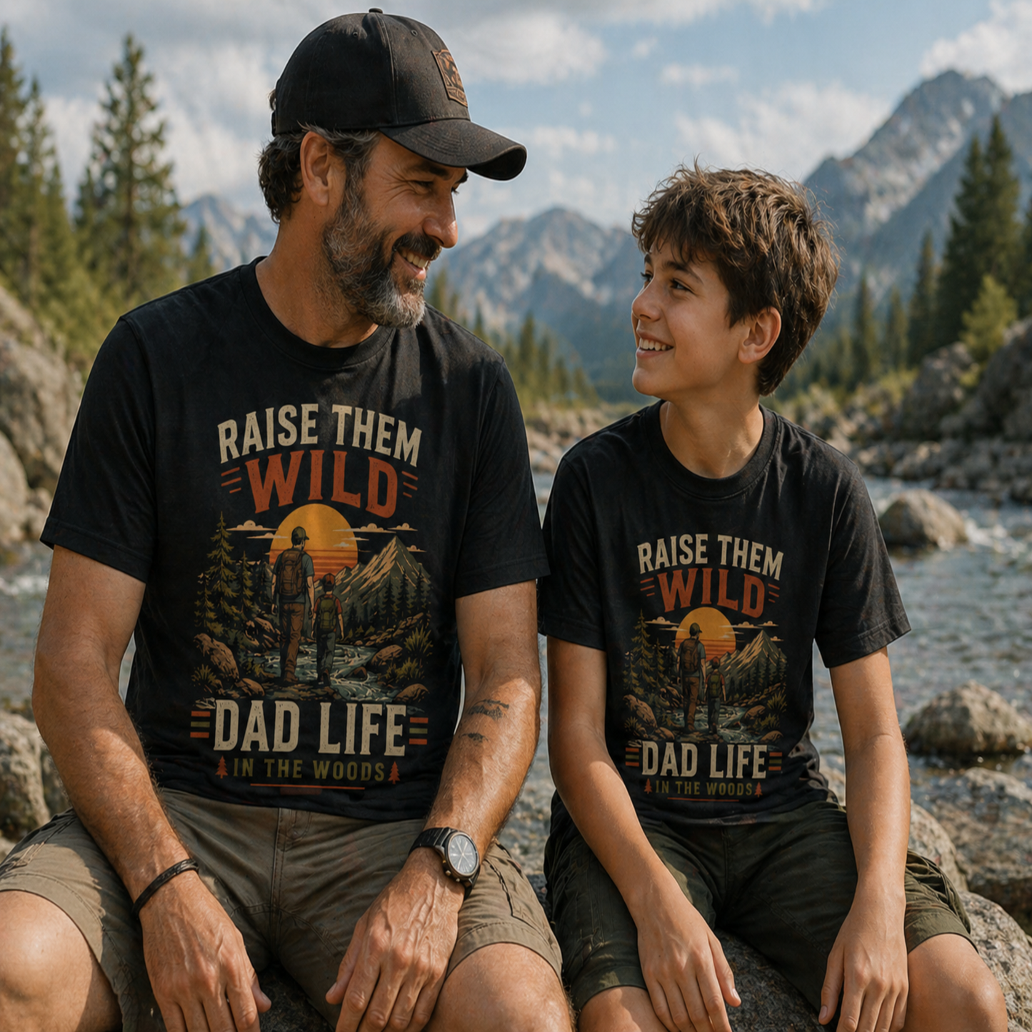 Raise Them Wild – Dad Life Tee